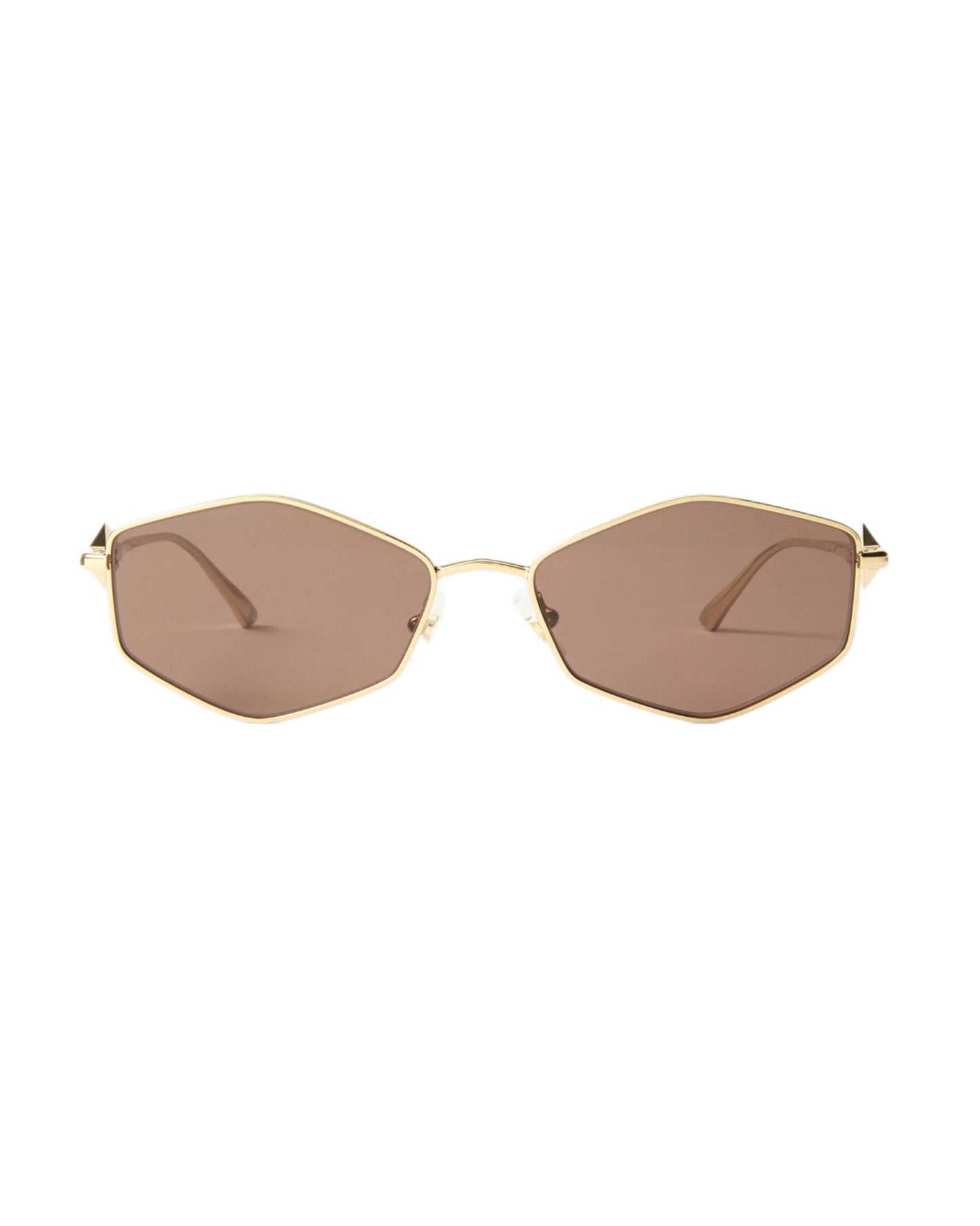 Jimmy Choo Gold Geometric Sunglasses