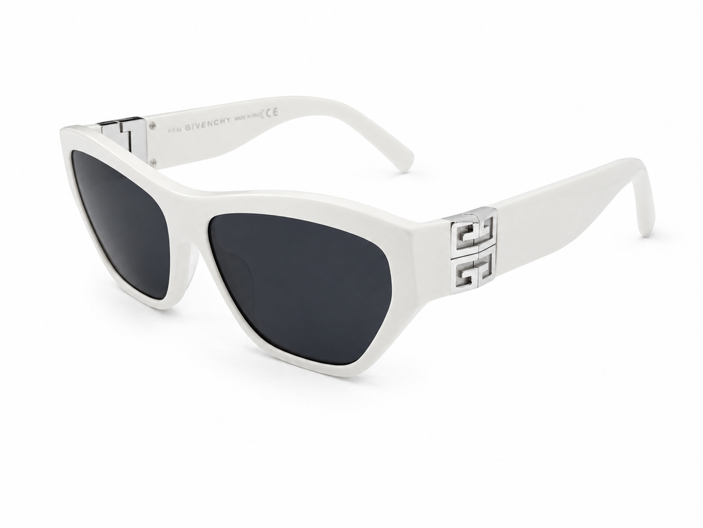 Givenchy Ivory Geometric Cat-Eye Sunglasses