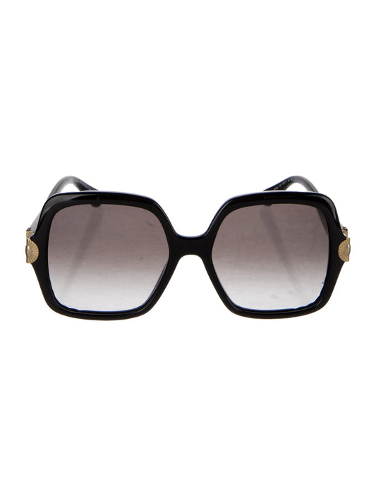 Chloé Black Gradient Square Sunglasses