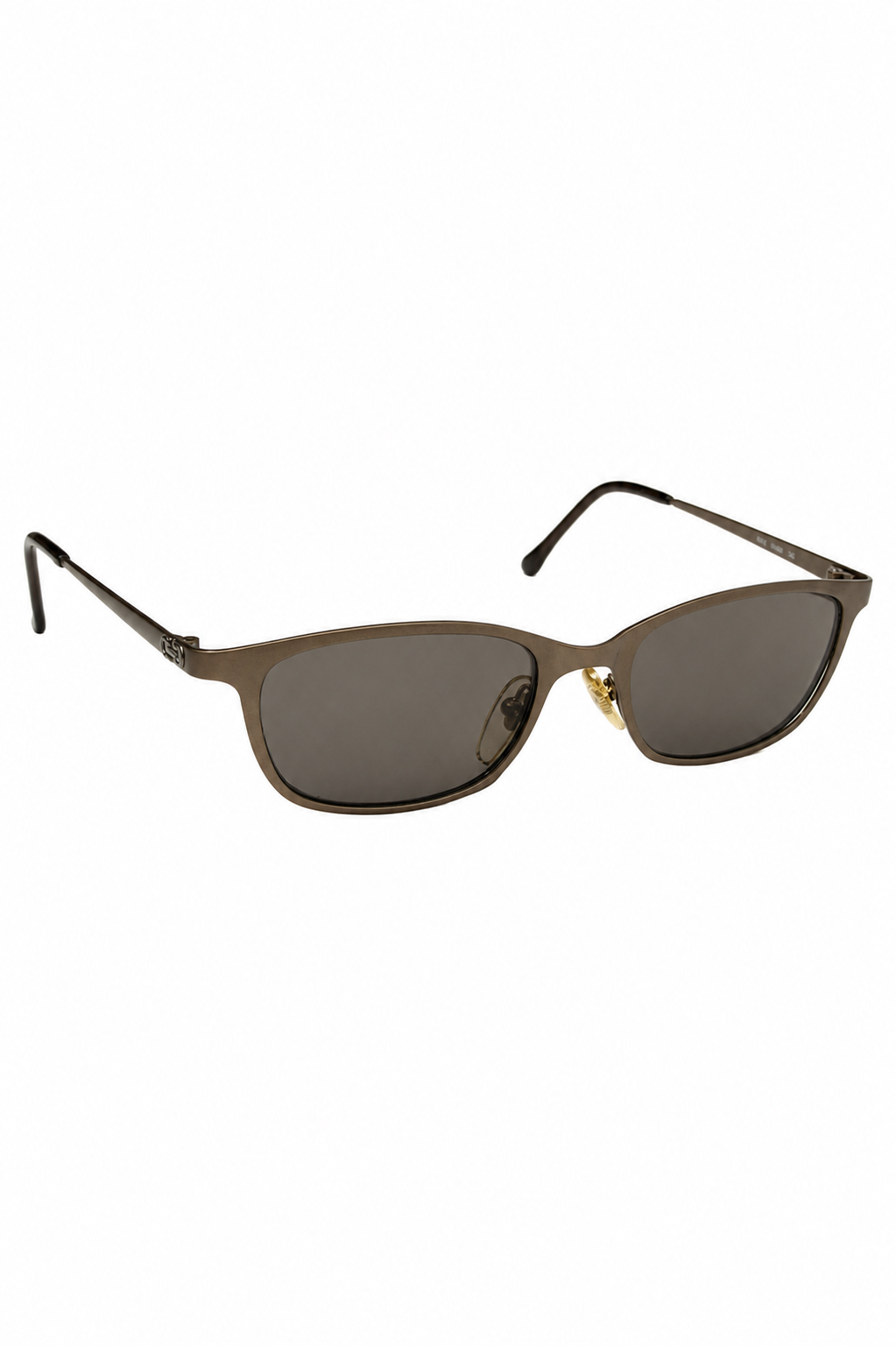 Ferragamo Metallic Rectangular Sunglasses – Bronze Brown