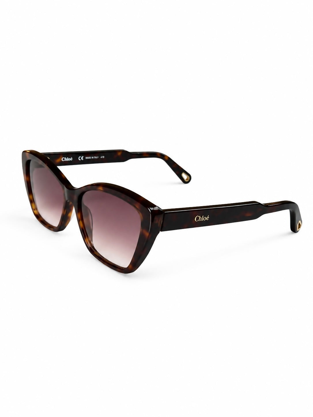 Chloé Cat-Eye Tortoiseshell Sunglasses