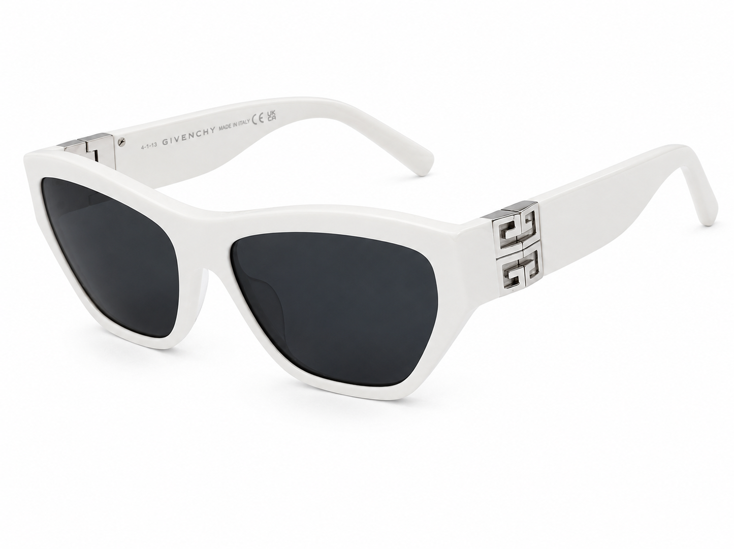Givenchy Ivory Geometric Cat-Eye Sunglasses